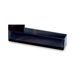 Boite a 6, 8 macarons carton couvercle pvc par 45