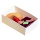 Boite carton a petits fours sans couvercle par 100