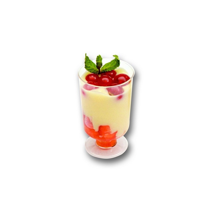 Verrine mini verre a pied plastique (x20)