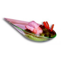 Verrine "goutte" plastique effet verre (x50)