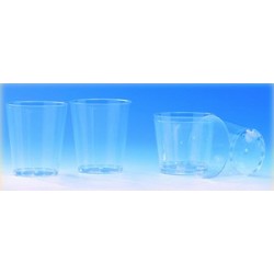 Verre jetable plastique cristal (x40)