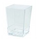 Verrine "carre" plastique (x100)