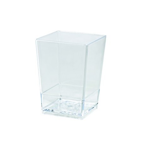 Verrine "carre" plastique (x100)