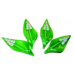 Décors sucre tiré brin de muguet (x48)