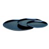 Plaque ronde tole bleue 15/10 pour pizzas