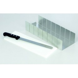 Diviseur bande inox en parts egales millefeuilles, mousses, flans