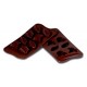 Plaque silicone pour chocolat "easy choc"