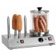 Machine a hot dogs electrique avec 4 plots chauffes