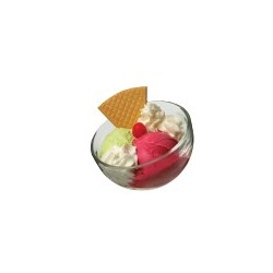 Coupe à glace BUBBLE La Rochère, forme inclinée (x6)