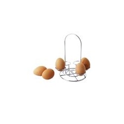 Porte oeufs bistrot chromé