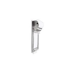 Bloc note inox avec rouleau - fixation murale