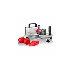 Mini coupe tomates rondelles inox lt