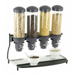 Distributeur de céréales quadruple (4 tubes)
