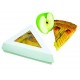 Boîte snacking triangle pour part de tarte, quiche, tourte par 50