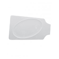 Assiette plate Bruxelles avec relief (x2)