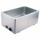 Bain marie inox électrique à poser sans robinet