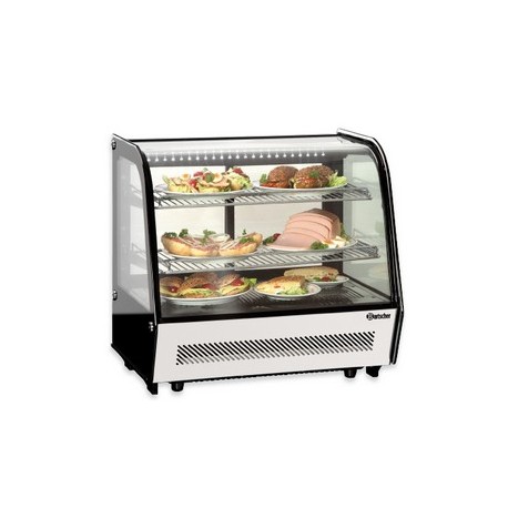 Vitrine réfrigérée deli cool ii, éclairage led, 2 étagères