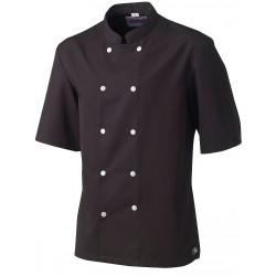 Veste de cuisinier homme MOLINEL Blacke manches courtes