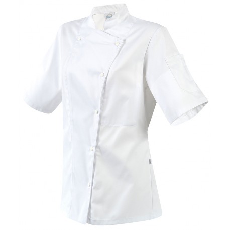 Veste de cuisine femme ROBUR Manille manches courtes