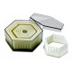 Boite de 9 emporte pieces decoupoirs hexagonaux polyglass