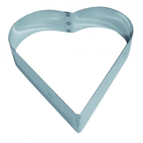 Moule inox forme coeur pour pâtisserie, entremet