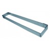 Cadre inox rectangulaire longueur 57 cm