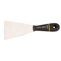 Spatule triangulaire manche polypropylène lame inox boulangerie patisserie