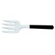 Fourchette de cuisine 4 dents lame inox, manche abs