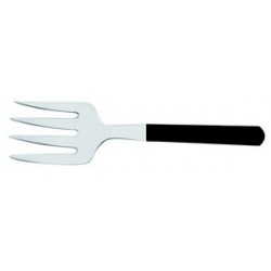 Fourchette de cuisine 4 dents lame inox, manche abs