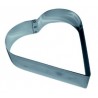 Forme inox coeur pour gâteau mousse hauteur 4.5cm
