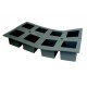 Moule silicone elastomoule 8 cubes