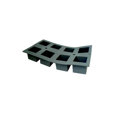 Moule silicone elastomoule 8 cubes