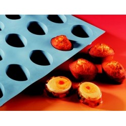 Moule silicone elastomoule 6 ovales