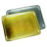 Plateau traiteur carton 1 face or ou argent (x25)