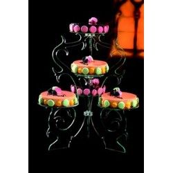 Presentoir Gateau Aspect Verre De 5 Plateaux Presentoir Gateau Aspect Verre De 5 Plateaux